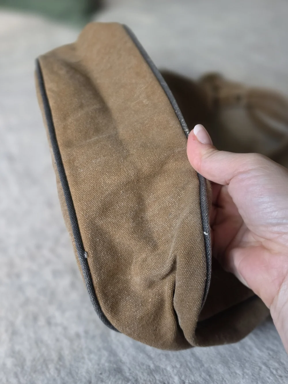 Mona B Phoebe Crossbody brown canvas